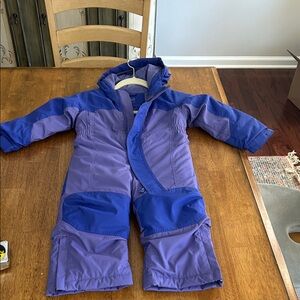 L.L. Bean Blue and Purple Toddler Snowsuit